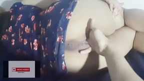 My Friend's Stepmother Is Staying at My House Wearing a Stunning Blue Dress.