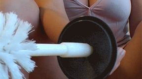 CLEAN MY TOILET BRUSH WITH YOUR TONGUE - Princess Sera - WMV version