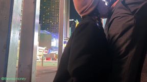 EXTREMELY RISKY BLOWJOB BEHIND POLICE STATION IN NYC