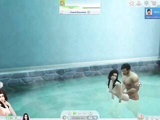Gal pov and commentary of Treasures of Nadia Pt. two and then cumming to Sims gameplay at the end.