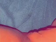 Playing with my pussy early in the morning