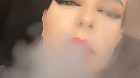 Vaping in your face NO AUDIO