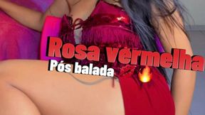 Busty Brazilian babe dominates her toy and plays with two dildos
