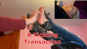 A Tickling Transaction Princess Isabella And Antickl Male Tickling Female on Inversion Table With POV Foot Tickling WMV