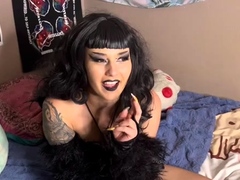 kitsune foreplay your sexy goth gf chases you with her