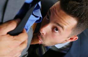 Office fuck politics with Phenix Saint and Isaac Hardy