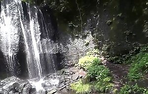 Japanese old man Exposure in the open air