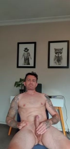 Working from home, cumming in the office