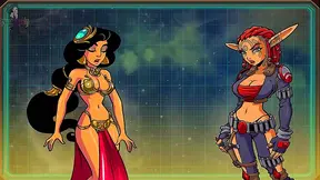 Princess Seduced by Magical Genie in Sensual Disney Anime Fantasy