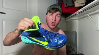 Hot Guy Goons with his Roommate's Shoe in his Mouth