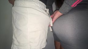 Unknown Woman Touches a Stranger's Dick