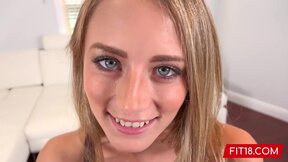 ”Fit Teen Sizzler Kyler Quinn wants only the Peen!”