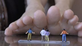 SHRUNKEN SCENT SLAVES - Jamie Daniels, Giantess, Foot Fetish, Butt Fetish, Tiny Figures - WMV