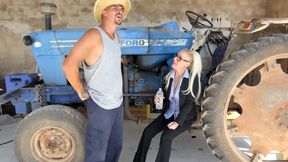 The Ignorant Country Bumpkin and Elena, the Sexy Farm Inspector.