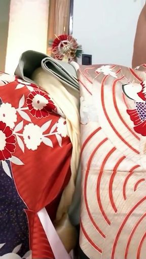 Memorable moment from "Traditional Japanese Geisha Girl seduce to First Fuck by old Client in Uncensored Japan Porn"