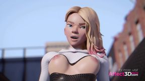 Blonde Superheroine Takes Big Dick In 3D Animated Fantasy Adventure