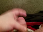 Sneaky wank at work