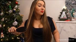 Holiday Season Hair Brush Strokes (1080p HD)