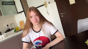 Step Sister Loses Chess Game and Takes Double Creampie