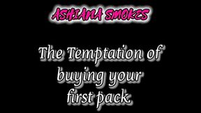 The temptation of buying your first pack.