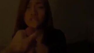 Asian Babe Gives A Stunning Oral Performance And Gets Covered In Semen