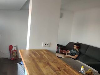 caught my stepdad masturbating and I did the same, anal masturbation and DP on the k