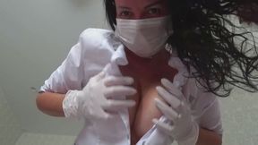 A sexy nurse will make you cum d