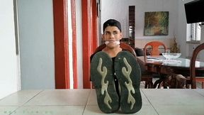 Worthless Twink Gio Gets Gagged, Blindfolded & Tickled On His Sensitive Feet. He Has No Choice Than Being The Tickle Toy Of Master Fercho. It's His Fault When He's So Ticklish!