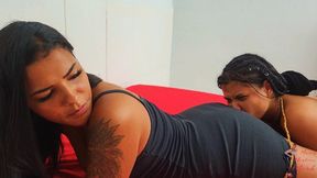 Farting, part 2, by PocaH and Slave Natally, (cam by Manu) FULL HD