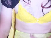Breaking in the new lingerie