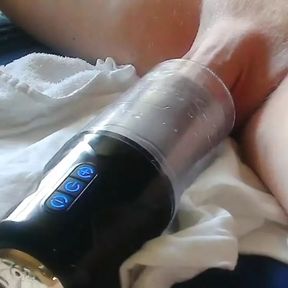 Sex toy fucked and sucked my soul with my cum