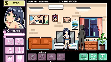 Live With My Step Sister [ TABOO HENTAI game ] Ep.1 fucking STEPSIS in sexy apron in the KITCHEN !