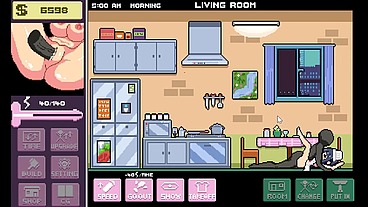 Live With My Step Sister [ TABOO HENTAI game ] Ep.1 fucking STEPSIS in sexy apron in the KITCHEN !