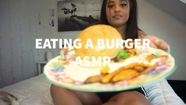 EATING A BURGER/ASMR