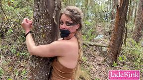 Tribal Girl Tied and Forcefully Fucked by Hunter in Forest