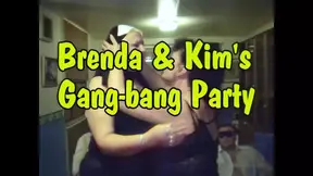 Kim & Brendas Mature Homemade Gangbang Part 1