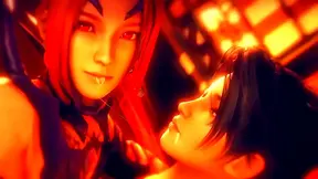 Kunoichi Momiji Fights Demon for Pleasure in 3D Anime Trailer