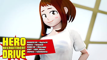 Ochaco's Heroic Hookup Session: The Ultimate Recruitment Drive for Hot Teenage Flesh