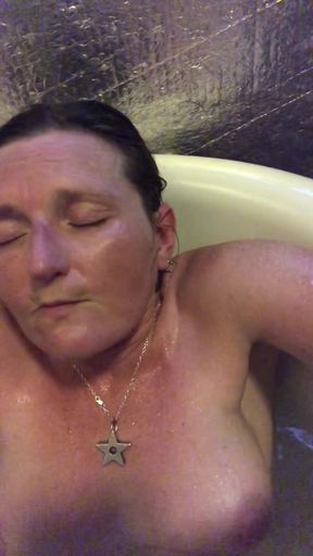 Stunning moment from &quot;SO. FUCKING. HORNY! Fan request: describing what it feels like to be so horny, when the hot bath water&hellip;&quot;