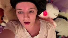 Face Only Pure Agony Solo Masturbation Dakota Marr In Bed Nightie Pajamas