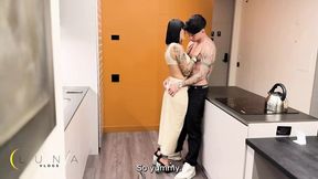 POV - Stepsiblings Fuck When Their Parents Aren't Home - Luna Vitaler and Danner Mendez