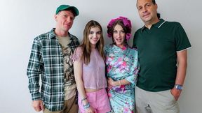 Slender skinny model Whitney OC fucked from both ends