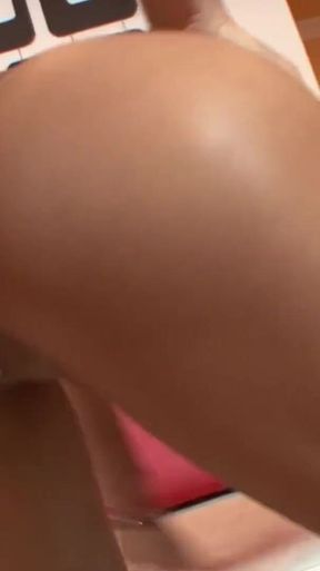 Chanel White plays with toys while taking a big cock in her ass