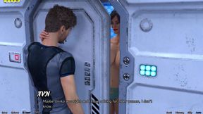 Stranded in Space - Stripper MILF Flashes Her Big Tits