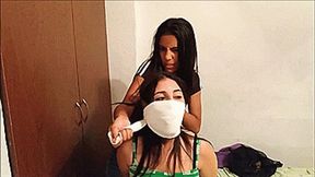 Thoroughly Sock, Tape And OTN-Gagged By Little Step-Sister! (low res mp4)