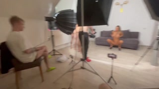 Cuckold had to watch and masturbate at how hard his girlfriend was allowed in a circle