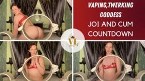 VIVIENNE L'AMOUR - JOI AND TEASE AND CUM COUNTDOWN WITH VAPING GODDESS