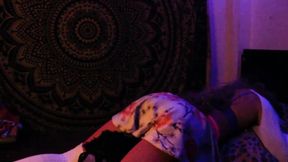 Femboy Pillow Humping Gushes Cum Drenched Destroyer