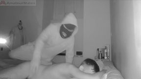 masked intruder caught, punished and humiliated by amateur twink - full version