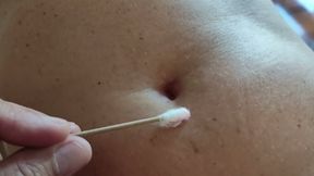 Mao Ping interrogates Superfox by sweetly exploring her beautiful and very ticklish bellybutton - part 2